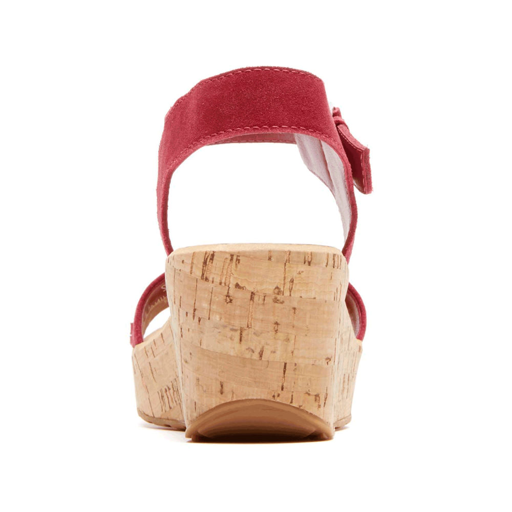 Rockport Womens Sandals Red - Weekend Casuals Lanea Quarter-Strap - UK 460-XAEGZH